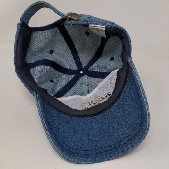 EJGC Edmonton Japanese Golf Club Blue One Size Adjustable Embroidered Denim - Picture 6 of 7